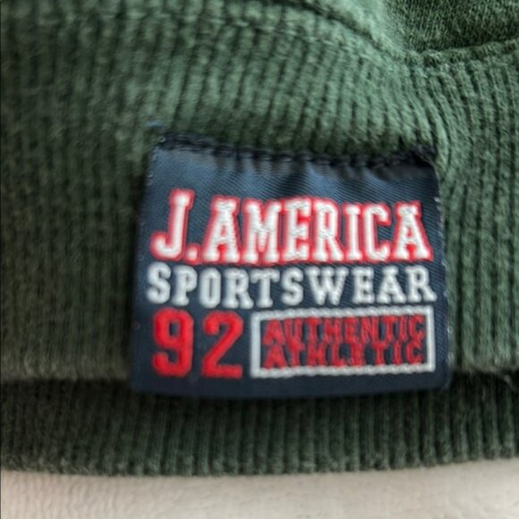 J. America Mega Hood Green Sweatshirt - Picture 7 of 7